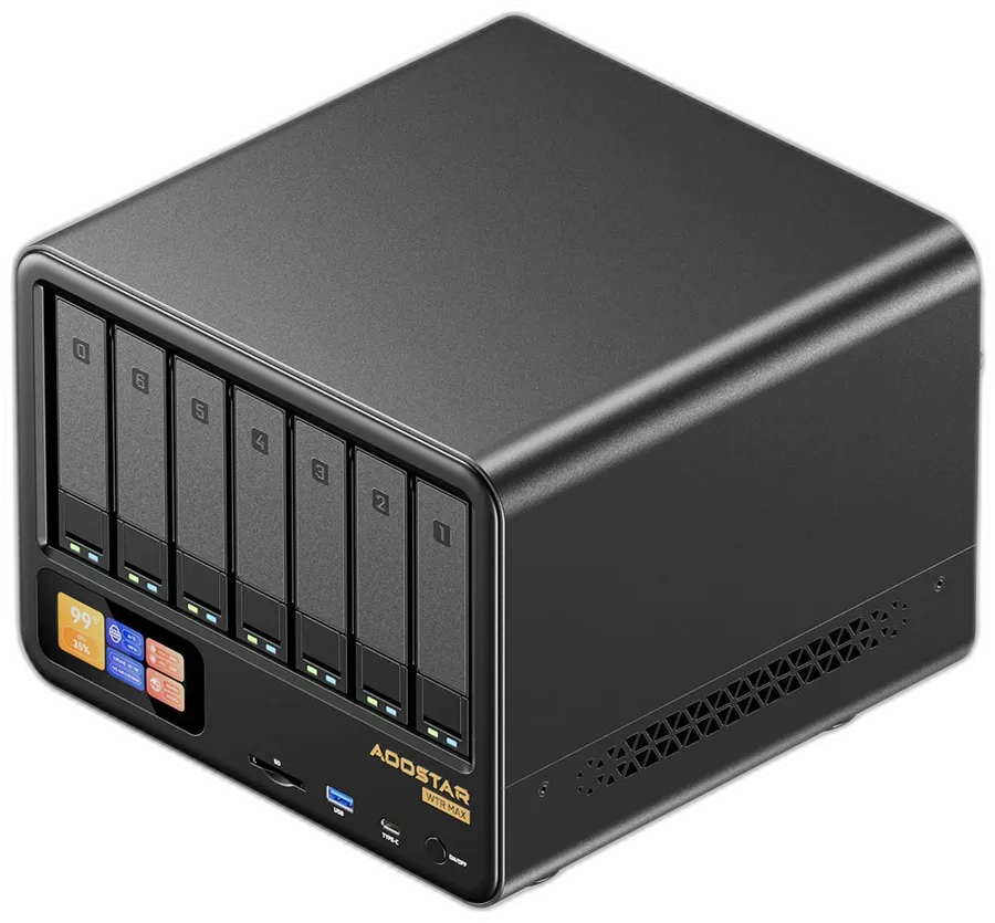 Aoostar WTR MAX con once bahías de almacenamiento y Ryzen 7 PRO 8845HS para un NAS casero de gran capacidad