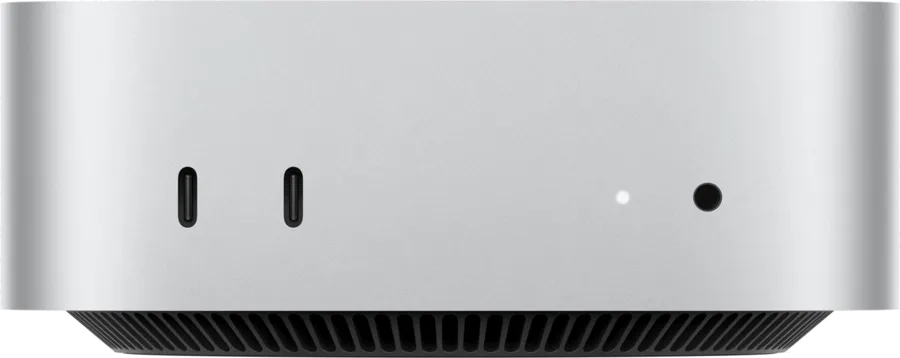 Apple Mac Mini M4 con fondo transparente, mini PC compacto con memoria unificada para IA local