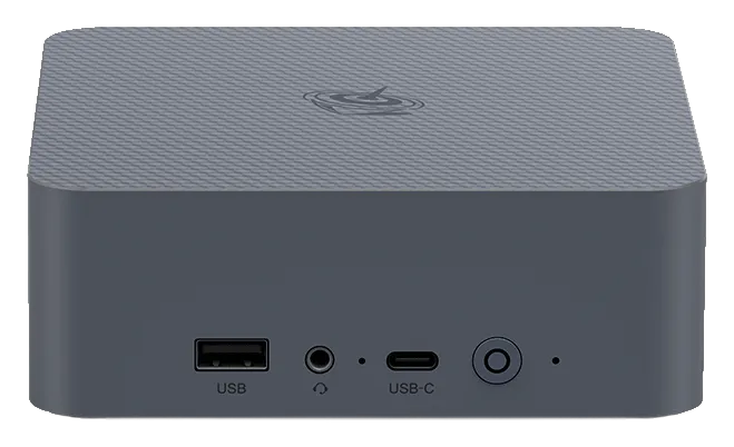 Beelink EQi con Intel Core 3 304, mini PC con 10GbE y doble Thunderbolt 4, con fondo transparente