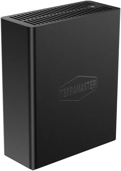 TerraMaster F8 SSD, almacenamiento en red de ocho ranuras M.2 NVMe con procesador Intel N95 y red de 10 Gigabit, con fondo transparente
