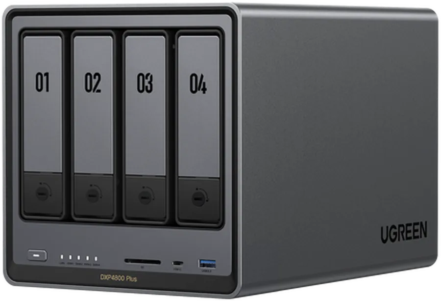 UGREEN NASync DXP4800 Plus, NAS de cuatro bahías con 10GbE y Pentium Gold 8505 para almacenamiento en red casero